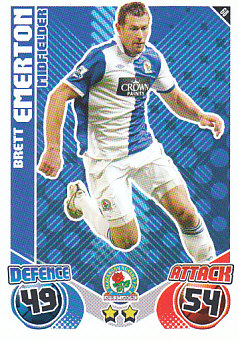 Brett Emerton Blackburn Rovers 2010/11 Topps Match Attax #68